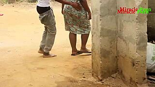 Intense emotions surge during outdoor bath leading to hardcore doggystyle