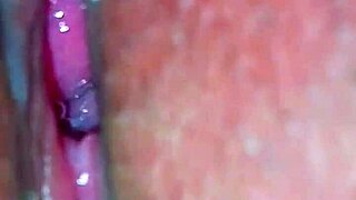 Husband Plays with Wife's Pussy Closeup