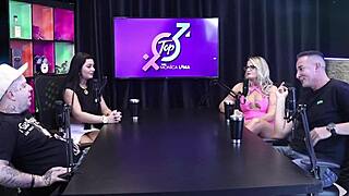 Monica Lima And Bruna Carlos Fuck Live As Hotwife With Cuckold Husband Watching