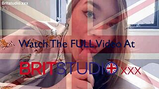 Hot British Teen 18+ Eats Cum