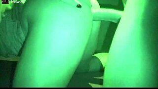 Complete scene of tasty fucking in darkness with endowed partner