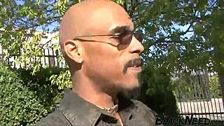 Black amateur enjoys the doggystyle position with a bbc