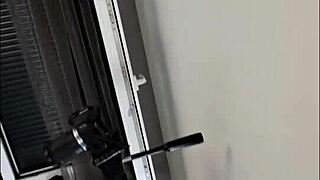 College girl with big tits tries costume, it's porn!