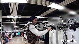 adorable czech nympho seduced in mall, pounded in pov