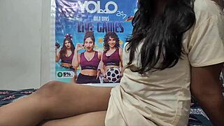 Desi bhabhi enjoys rough hardcore sex on the ranch