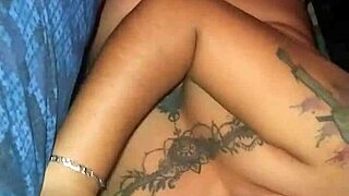 mexican whore groped and sucks in glory hole 😈