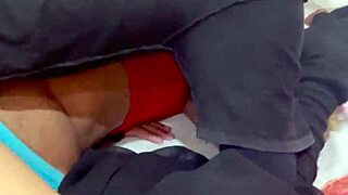 Indian girl rides big cock in roleplay, cumming hard on wet pussy.