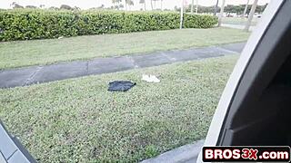 Hungry milf prowls for cock on reverse bangbus adventure with big tits.