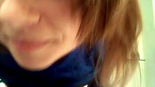 Cute teen 18+ undresses in the bath