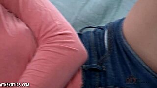 Veronica valentine masturbates with her cute braces.