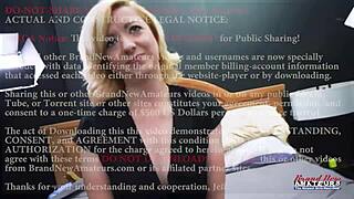 busty horny blonde keyton sucks cock and fingers wet butt.