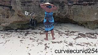 uber driver gropes my wet ebony pussy on beach till i squirt hard in public orgasm.