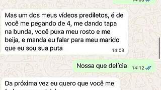 my newbie wife messaged me after first bull fuck for cuck fetish damn!!