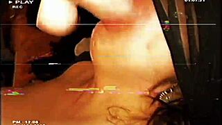 Watch my fat housewife BDSM sex tape dildo pounding shaved pussy