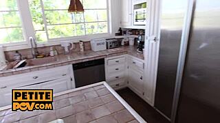 Does Gina Valentina fuck her way to a new home?