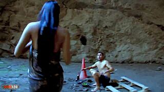 Sharon Lee Endures Brutal Cave Anal Assault