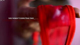 caged hubby watch goddess punish with dirty talk and big tits tease 😈🔒