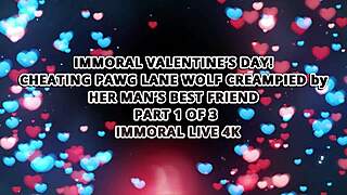 lana wolf ditches boyfriend for matt bird's valentine pounding doggystyle cowgirl