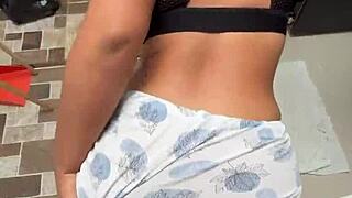 heart races begging sexy latina neighbor to wash clothes intimately