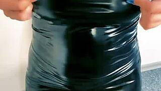 hey come worship your mistress's huge fake tits ass in latex heels right now