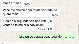 my newbie wife messaged me after first bull fuck for cuck fetish damn!!