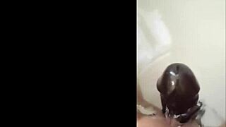 Shaved Pussy Teased by Thick Dildo Play