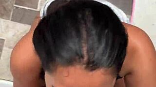 heart races begging sexy latina neighbor to wash clothes intimately