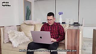 rough pounding with my uni teacher salome gil for that passing grade... she takes it deep! 😩💦