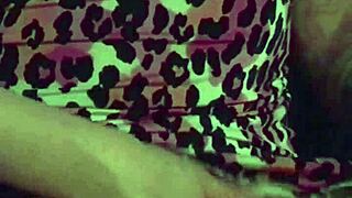 french italian milf shakes her huge european ass in fuschia leopard print