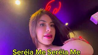 wanna see these huge brazilian tits oiled up n bouncin for ya