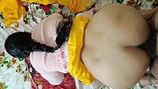 bang hardcore indian beauty girlfriend doggy lick blowjob!