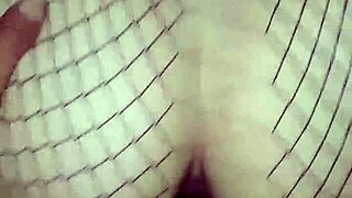 My horny petite milf in fishnets gets home from school craving raw sex and squirting hard.