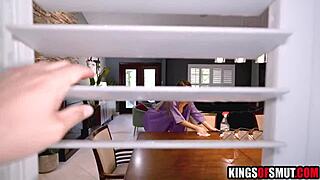 young voyeur caught spying fucks hot milf angelica amore