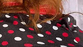 sexy stepdaughter loves getting pounded hard by her fuck doll sex toy