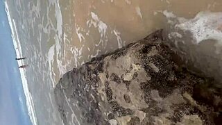 Watch This Busty Brazilian Nerd Get Anal Pounded Publicly On Copacabana Beach!