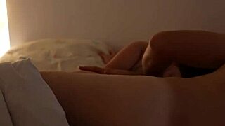 passionate condom creampie sex with skinny stepsister beauty