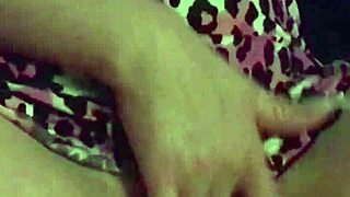 french italian milf shakes her huge european ass in fuschia leopard print