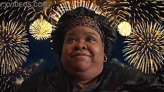 Behind the scenes with BBW Lil Pound Cake sending 2025 messages to men and fans