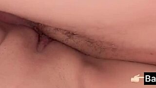 imagine her tight pink folds overflowing with that massive load.