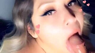 Quarantine BBW Stepmom Sucks. Blonde Monster Cock Blowjob