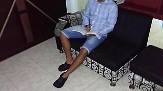 Hey professor, stuck at home so I seduced you on camera instead?