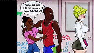 white teacher slut hints at her wild interracial cravings