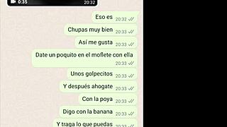 girlfriend's phone web chat reveals her fingering wet pussy for friend part 3