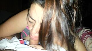 my wife nails one killer amateur blowjob on camera
