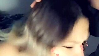 Quarantine BBW Stepmom Sucks. Blonde Monster Cock Blowjob