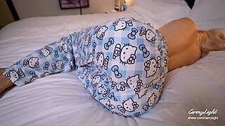 stepmom wakes to stepson's stiff cock and cums fast