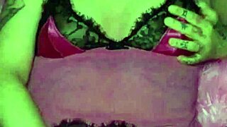 eleina's dirty goth lessons tease with lingerie and small tits