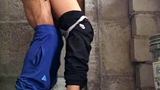 what if your cute latina hermanastra sneaks off campus for secret outdoor pussy fuck?