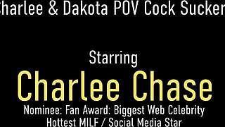charlee chase and dakota charms share cock