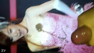 Korean lady tiffany in lingerie cumming hard - you wanna see it shoot?